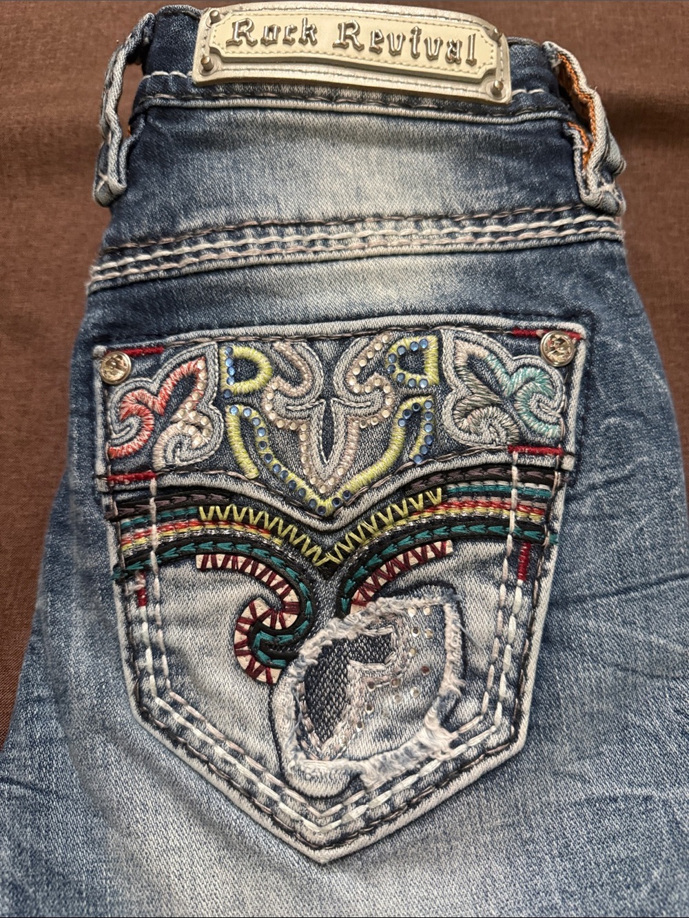 Rock Revival Nuri ultra high rise curvy skinny jeans as. 25